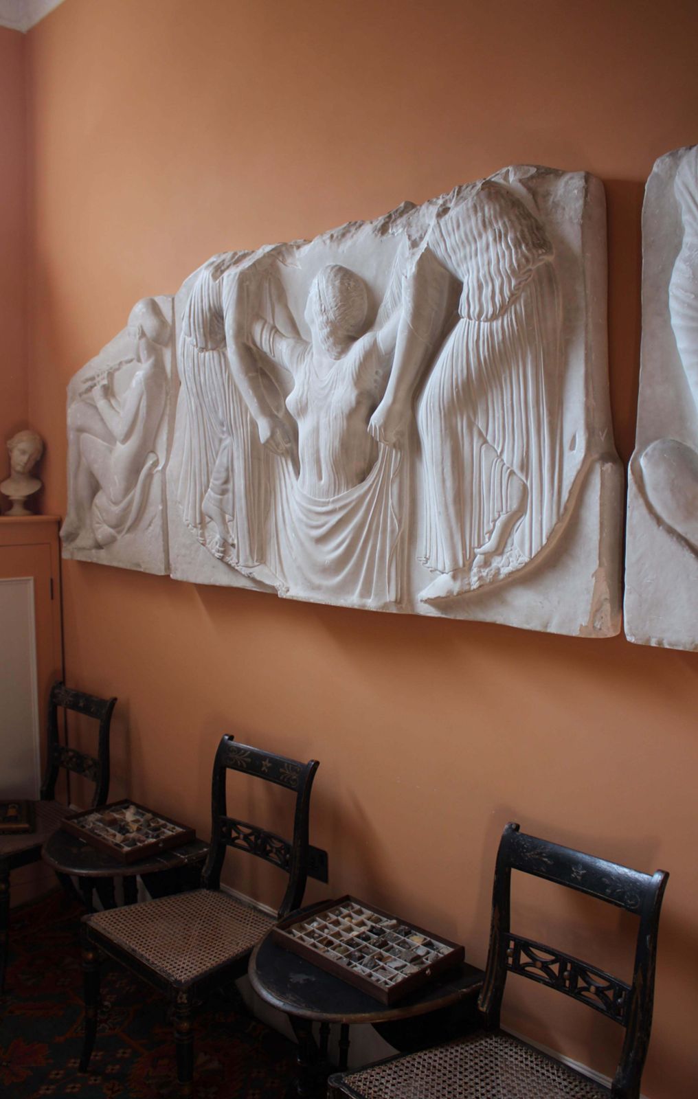 Early 20th C To Scale Plaster Cast Of The Ludovisi Throne Grand Tour E.P Warren photo Art