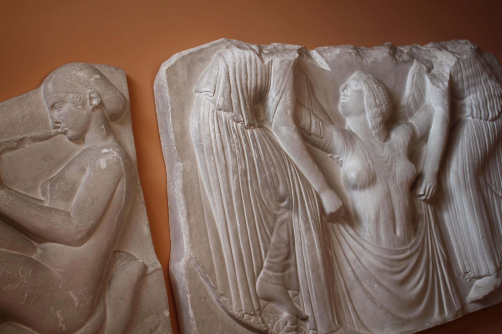 Early 20th C To Scale Plaster Cast Of The Ludovisi Throne Grand Tour E.P Warren photo vinterior