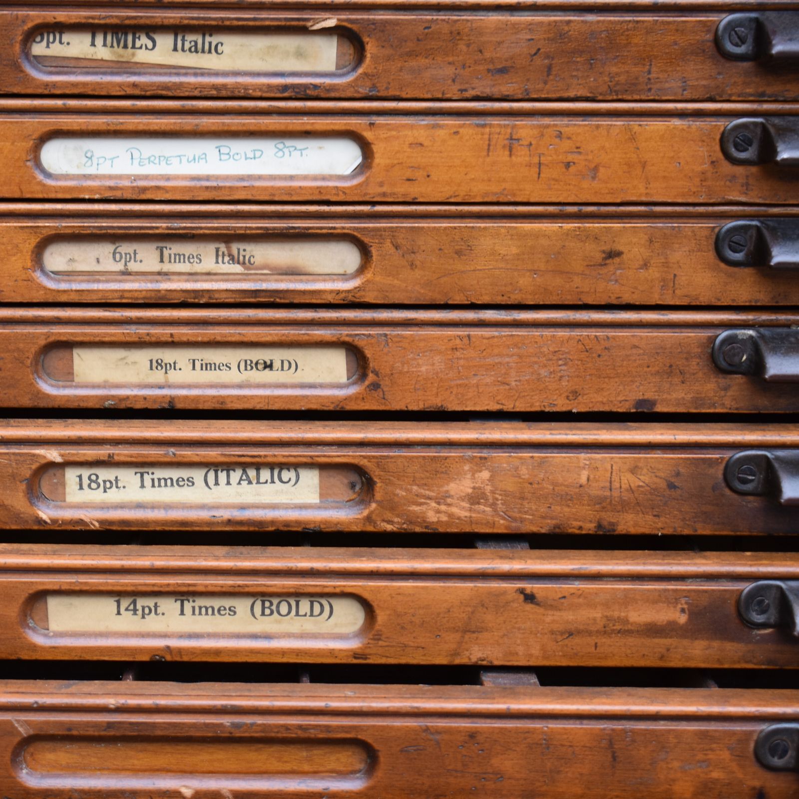 Antique Stephenson Blake Letterpress Printers Type Collector Drawer Tray Cabinet photo for sale