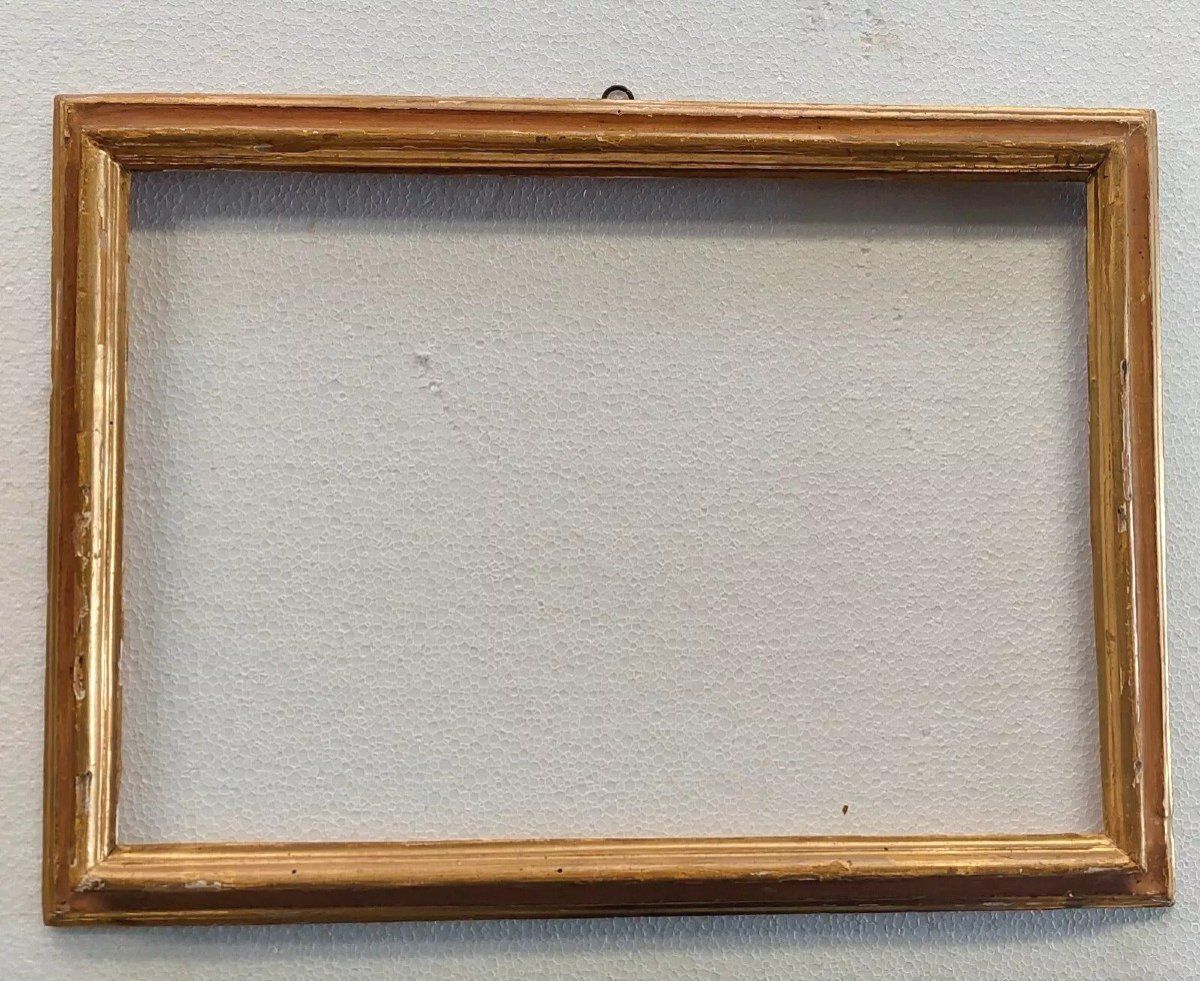 Antique Italian Gilded And Lacquered Frame From The 18th Century photo furniture