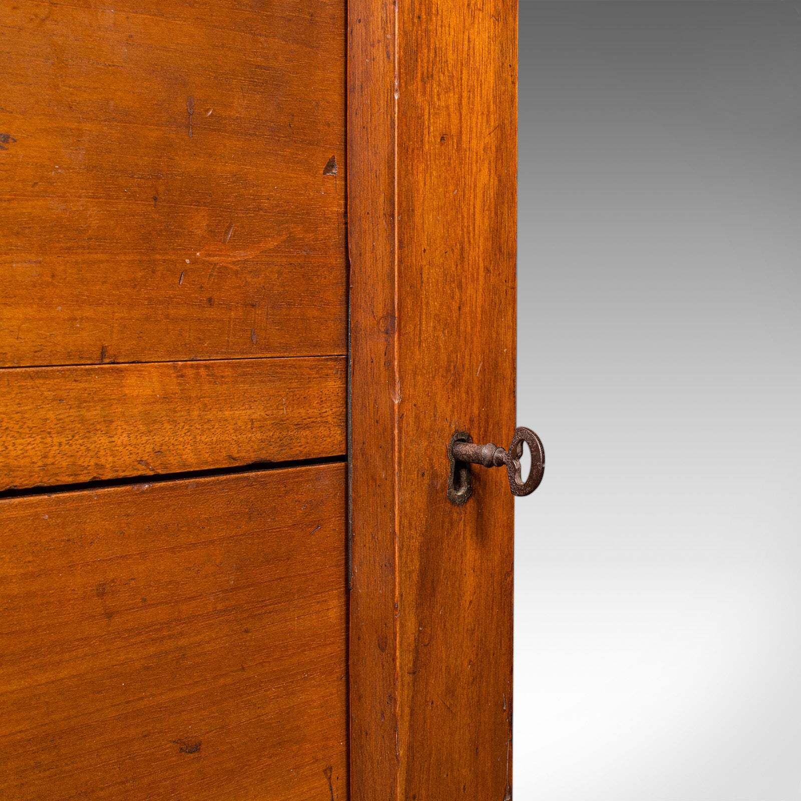 photo for sale Antique Wellington Chest, English Walnut Specimen Collector's Drawers, Victorian