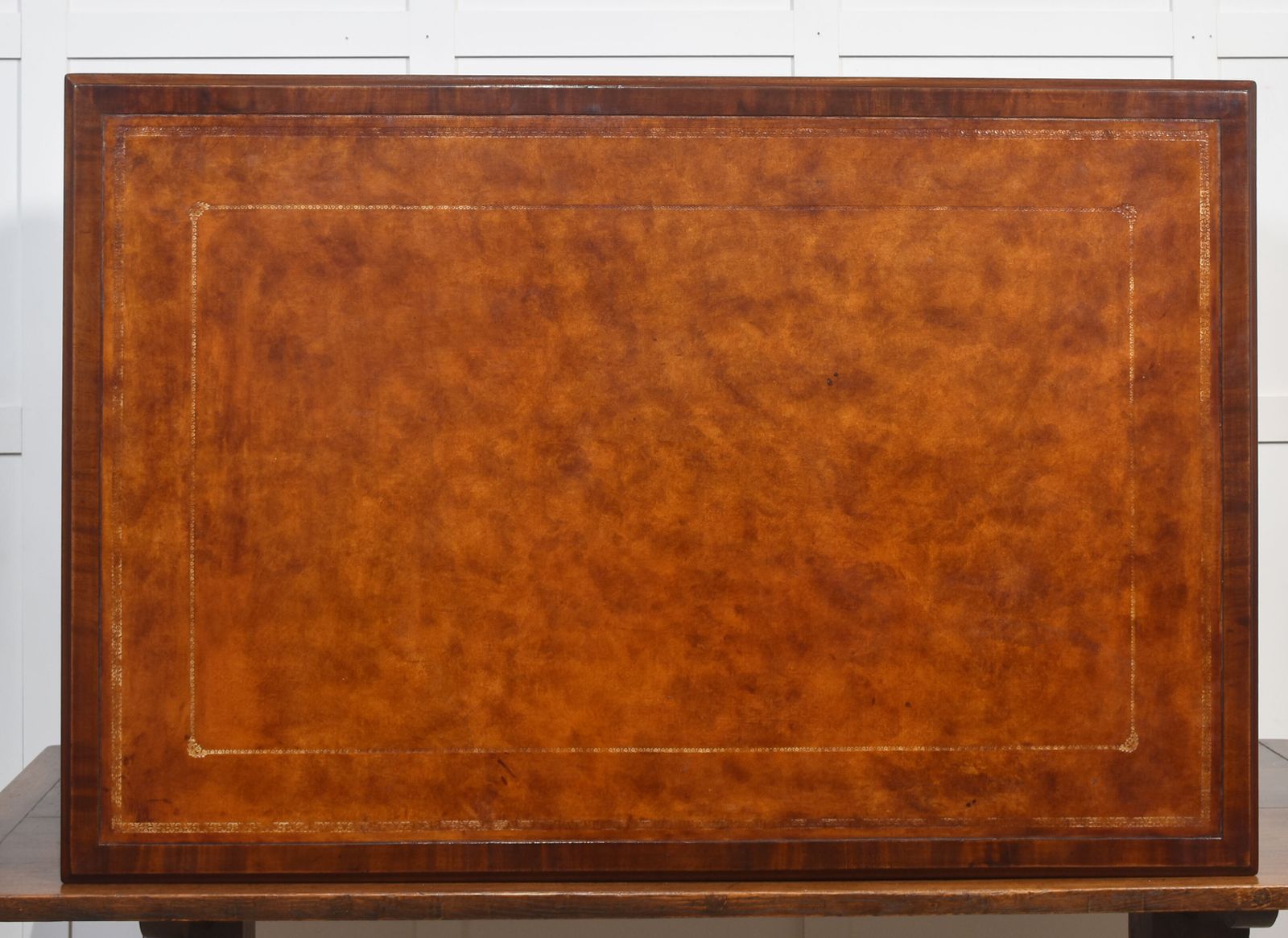 Mahogany Partners Desk photo for sale