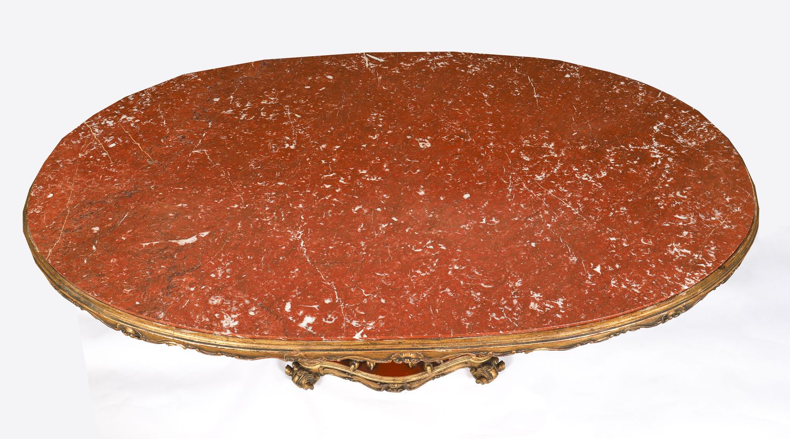 Antique George II Revival Rouge Marble Topped Eagle Centre Table 20th C photo 7500.0