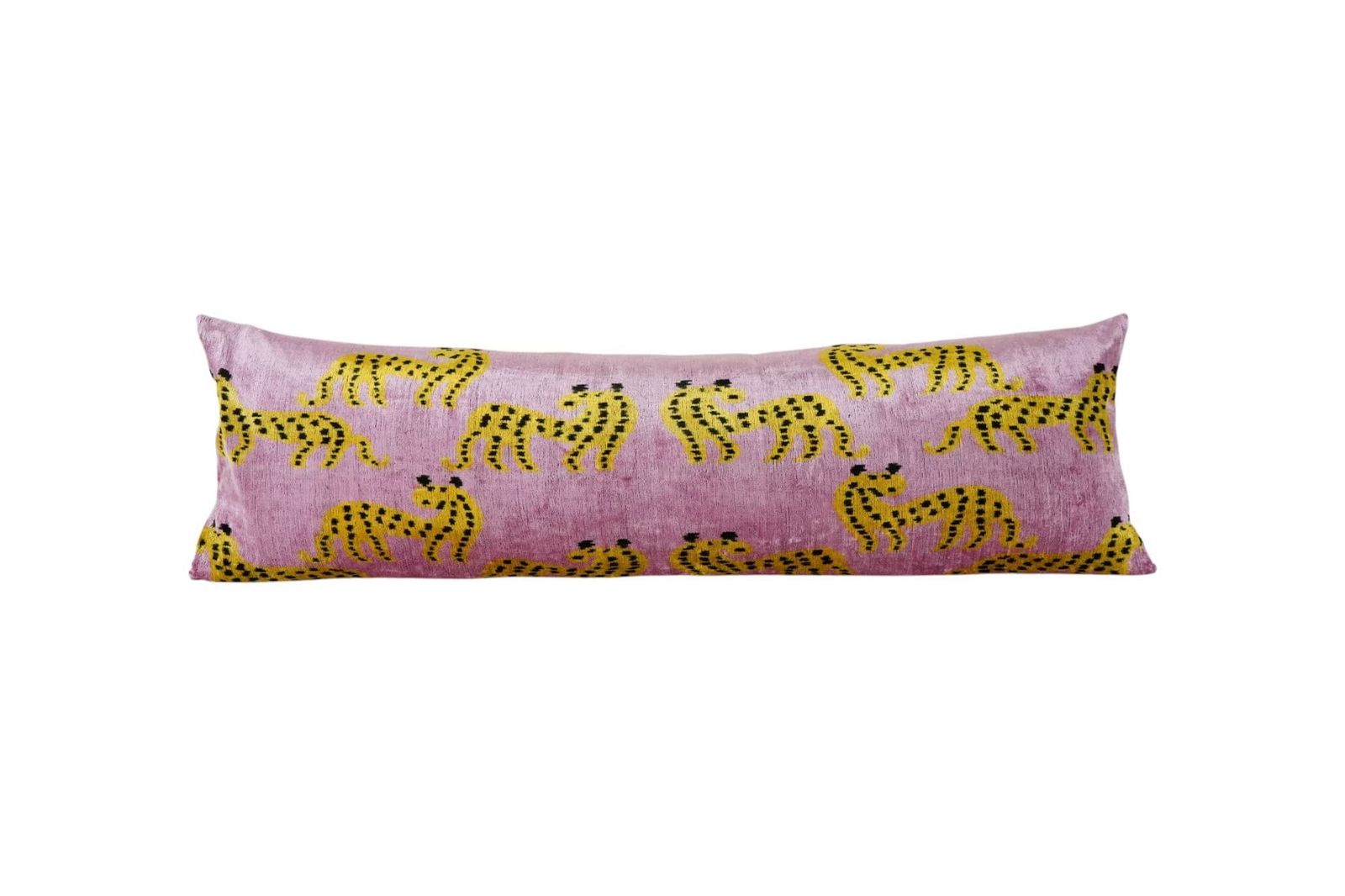 Pink Animal Ikat Velvet Bedding Pillow Case   Set Of Two Leopard Cheetah Animal Cushion Cover photo furniture