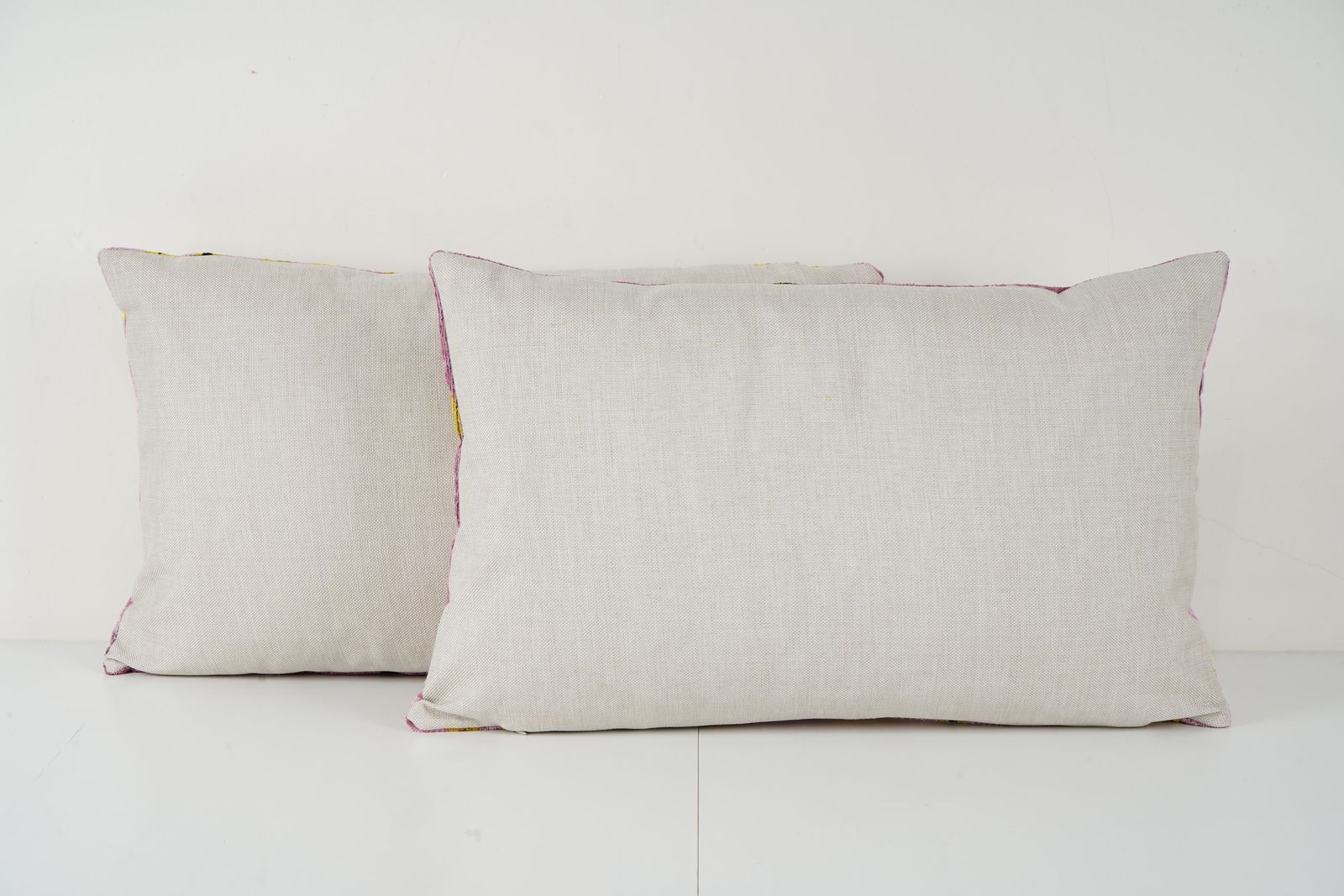 Pink Animal Ikat Velvet Pillow Case   Set Of Two Leopard Cheetah Animal Cushion Cover photo Textiles