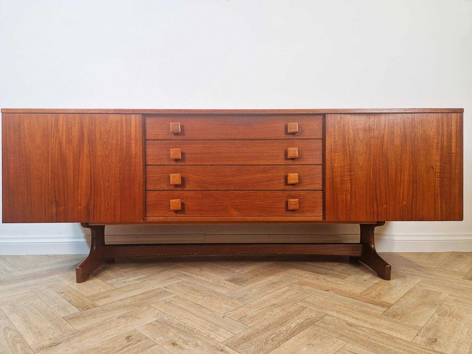 Vanson By Peter Hayward 1960s Mid Century Teak Danish Design Sideboard Buffet Credenza Bl339 photo for sale