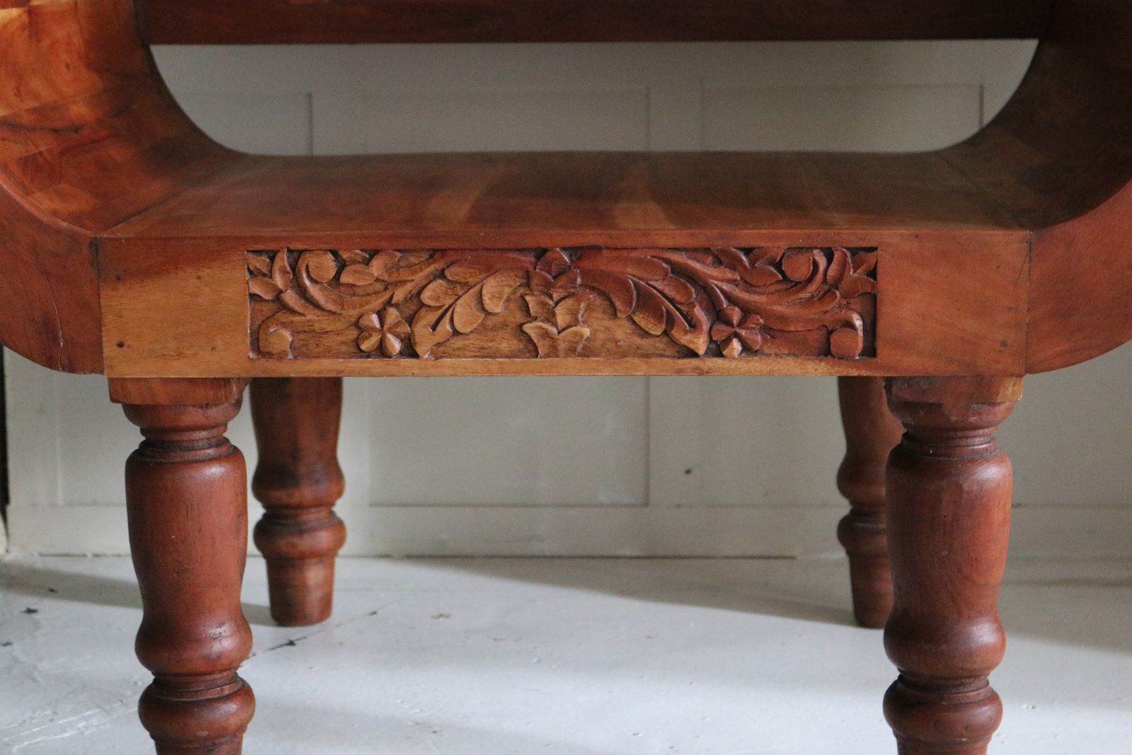 Large Eastern Carved Throne Armchair Hardwood photo buy