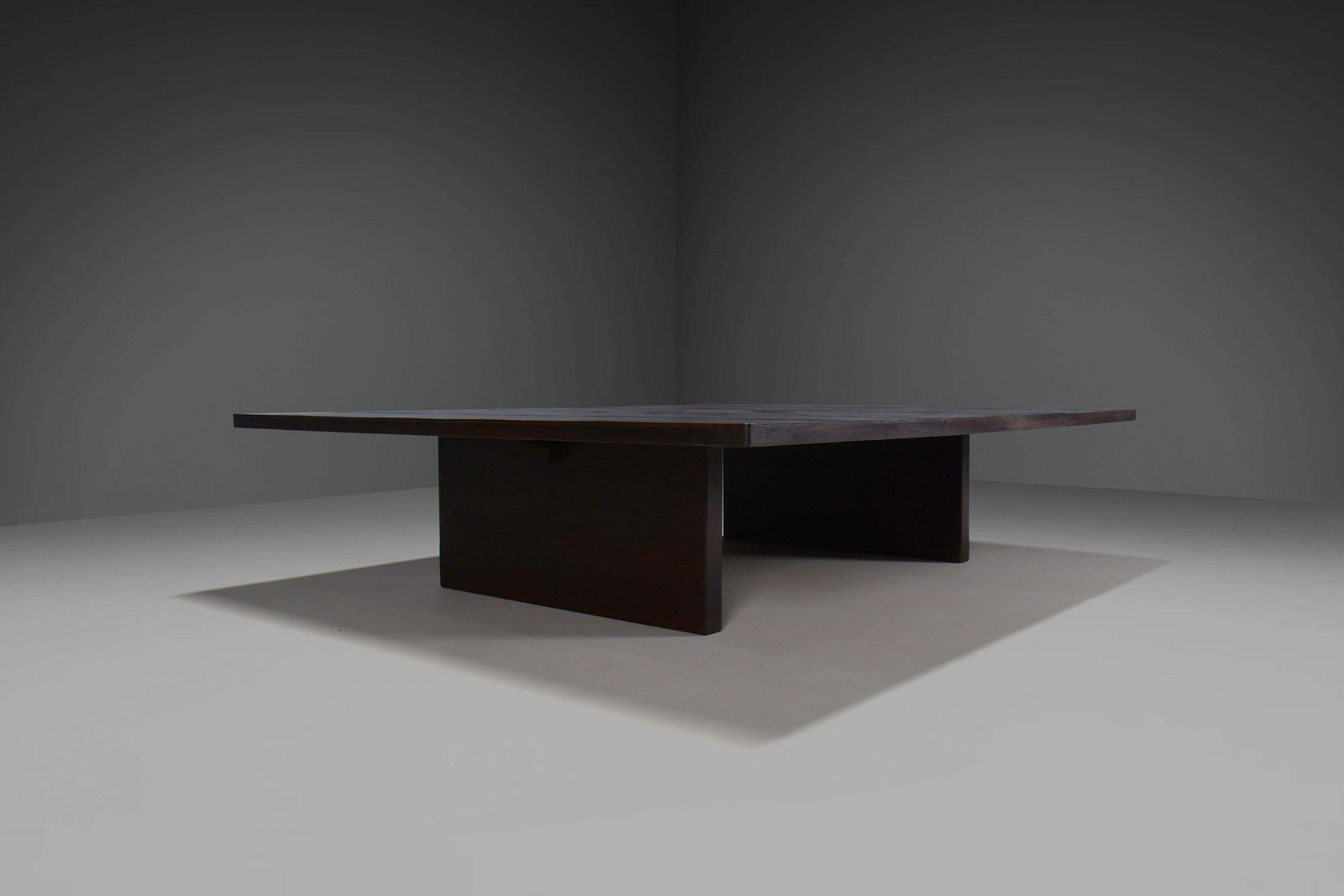 Large Bamboo And Wenge Coffee Table By Axel Vervoordt, Belgium photo vinterior