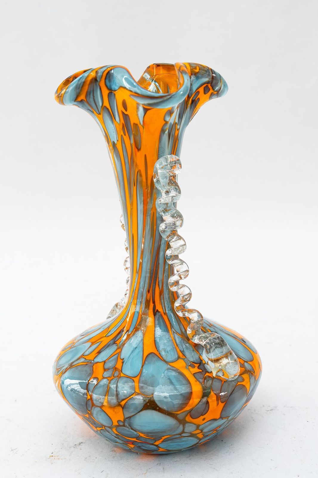 Millefiori Italian Art Glass Vase Around 1950s photo buy