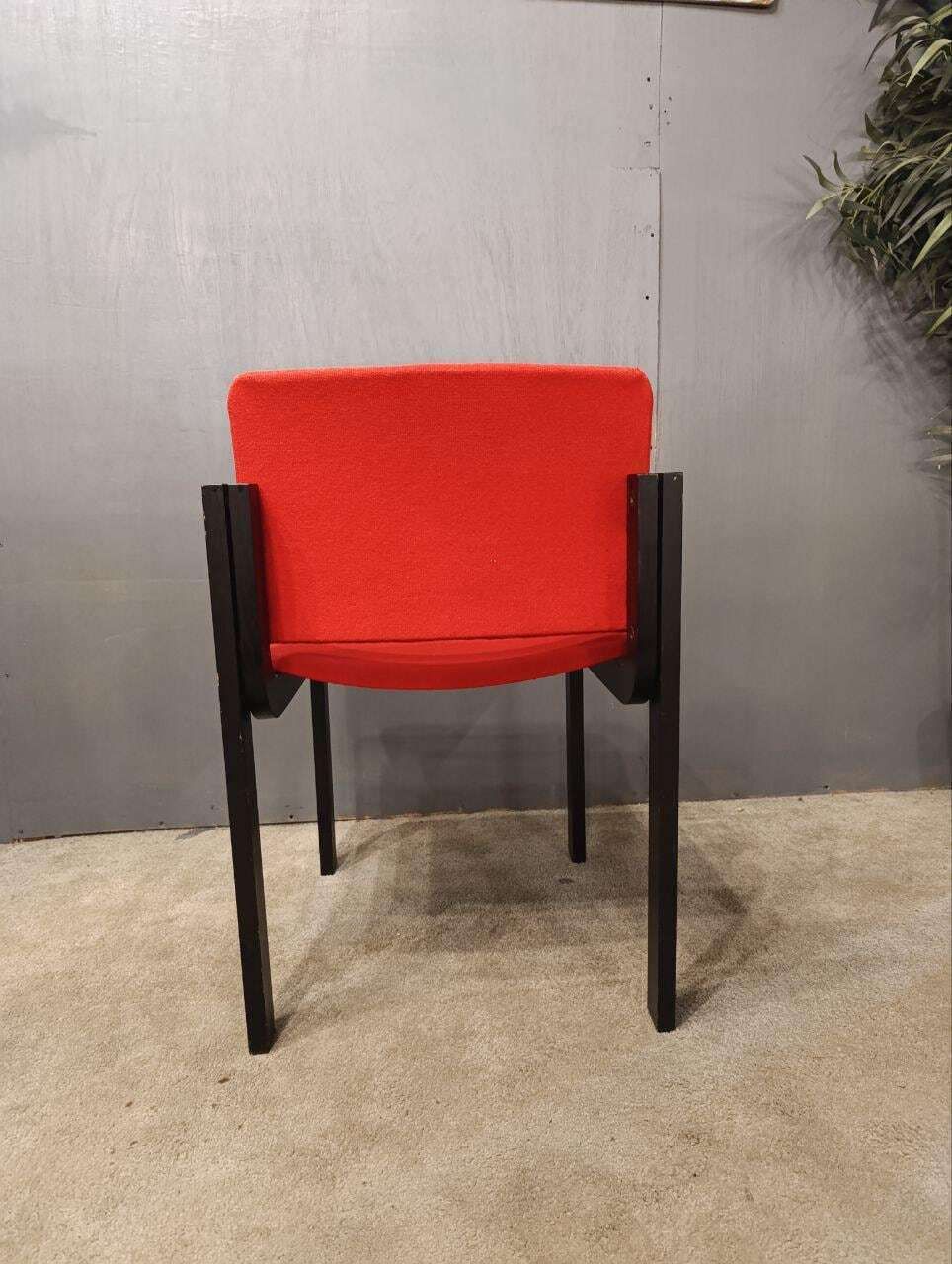 Custom Mid Century Style Walnut & Glass Dining Table With 6 Fritz Hansen Chairs   1980s Italian/Danish Set photo vintage