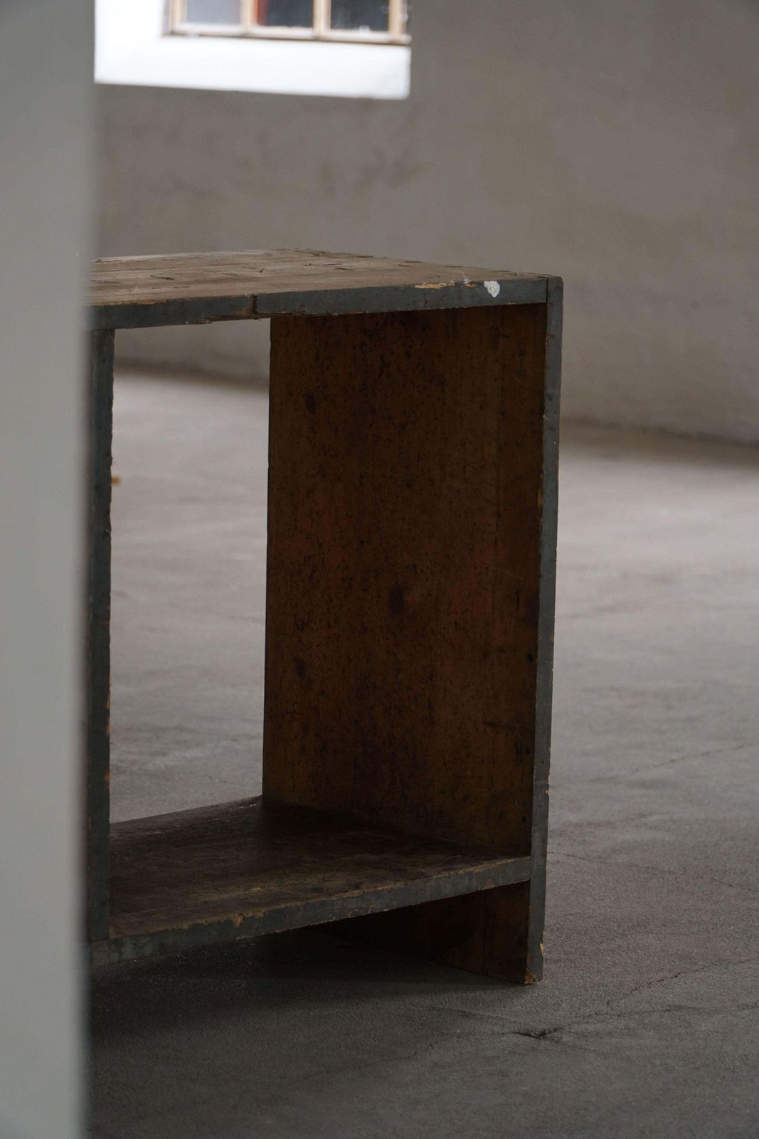Primitive Early 20th Century French Shelf In Patinated Oak, Wabi Sabi, 1920s photo vintage