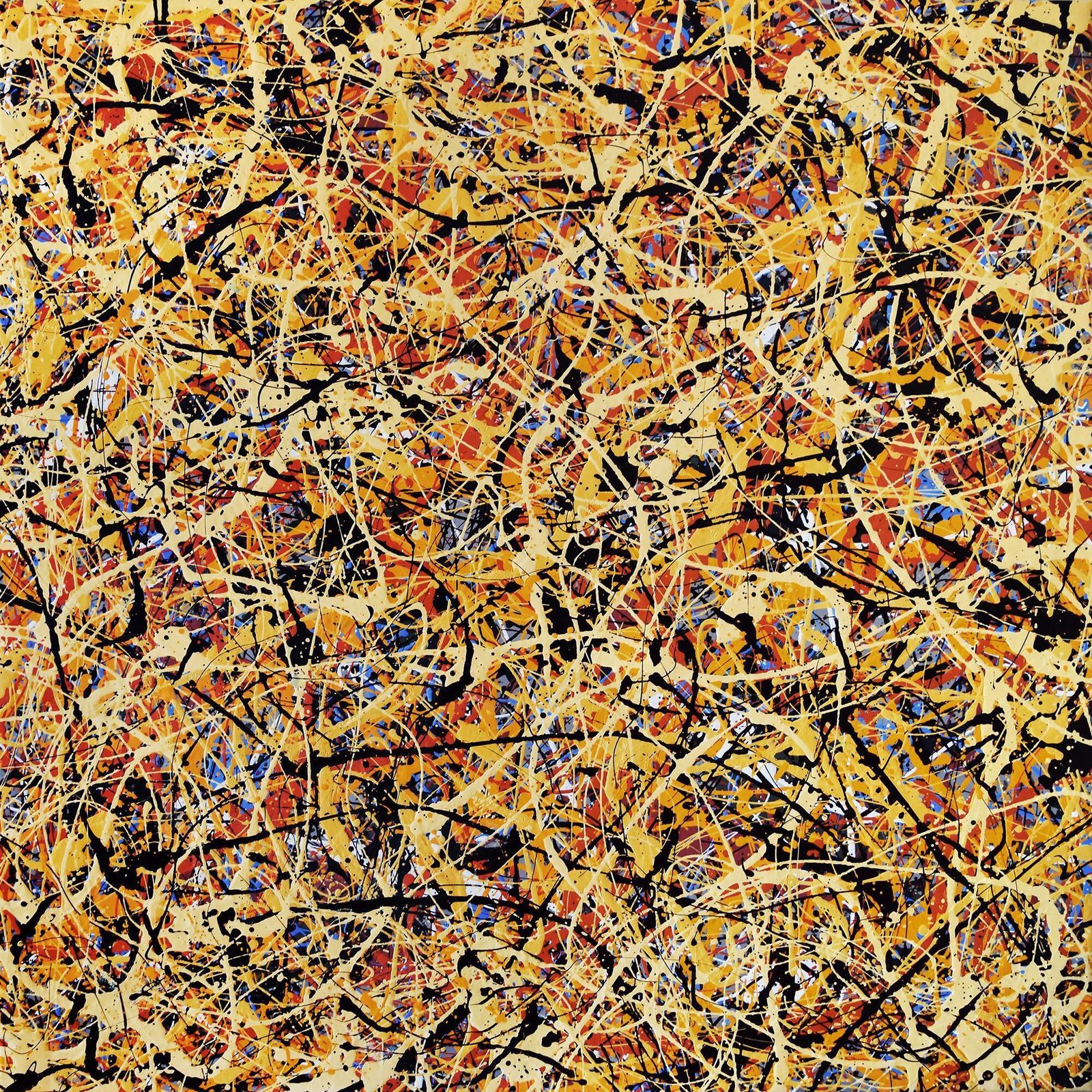 Edijs Kravalis202,  Mixed Media/Canvas, 150x150 Cm, 20252025