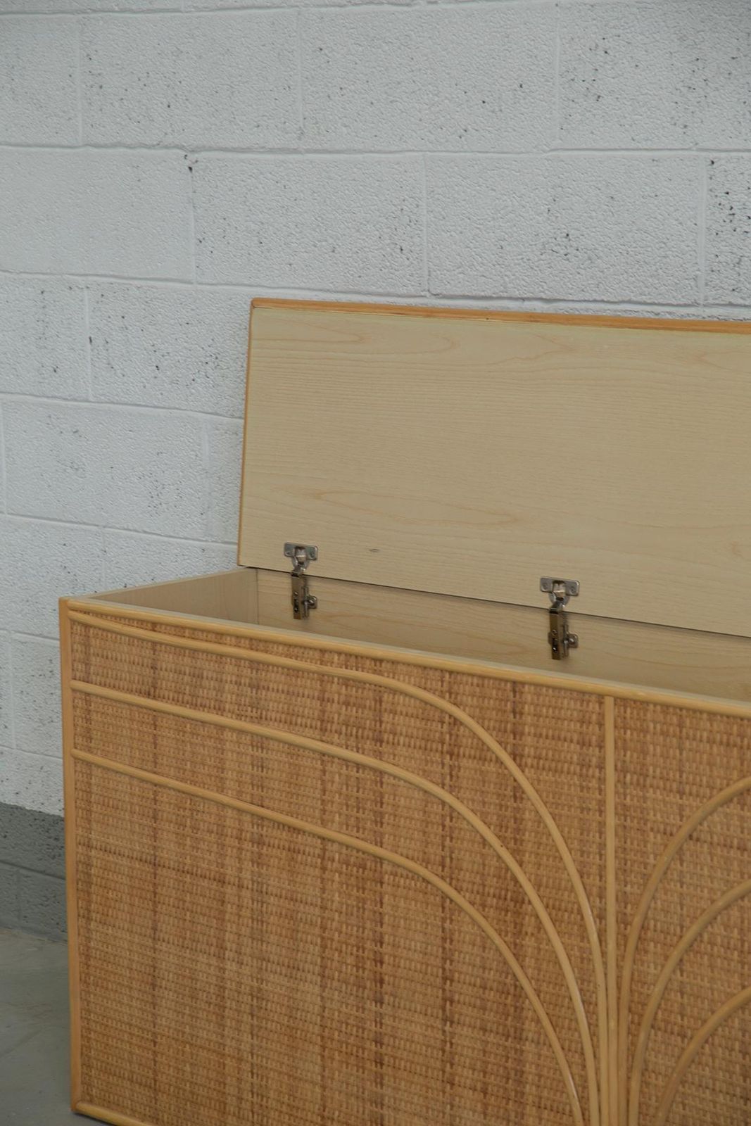 Axel Enthoven Attr. Rattan And Bamboo Storage Cabinet photo 3932.0