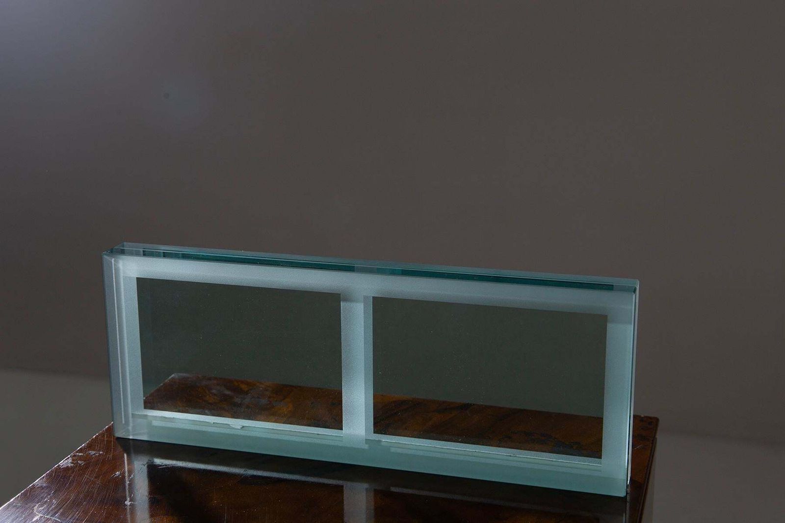 Italian Crystal Photo Holder For Fontana Arte photo vinterior