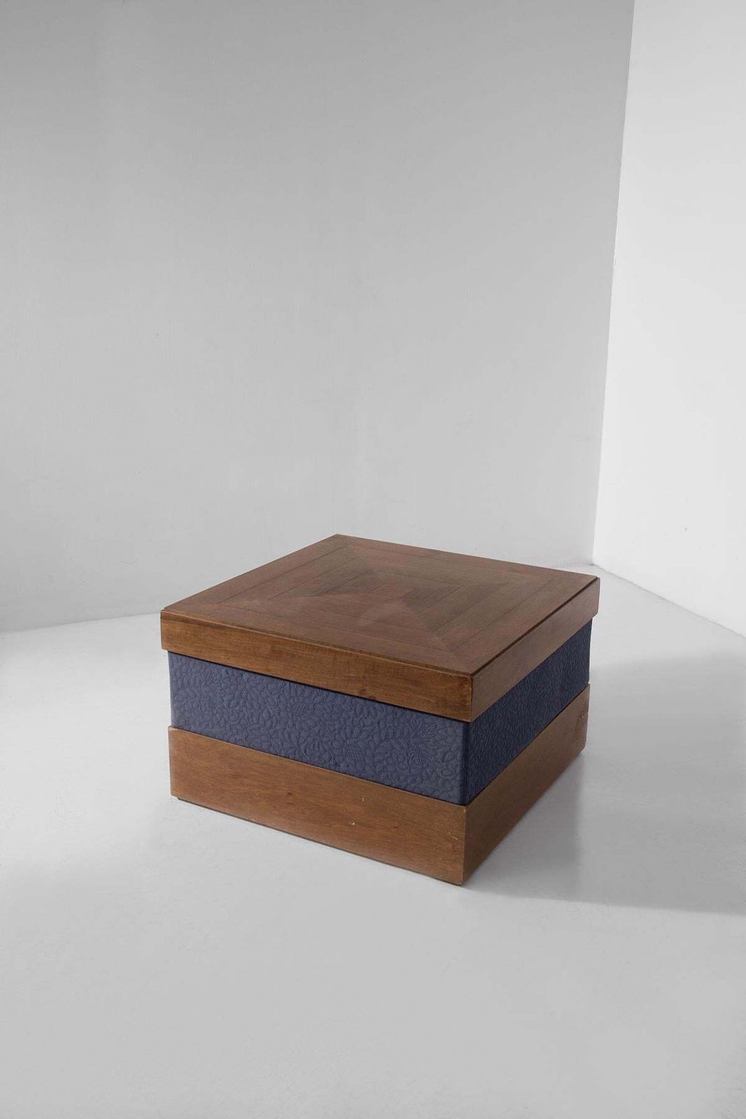 Large Living Room Center Table By Paolo Buffa In Blue Velvet photo furniture