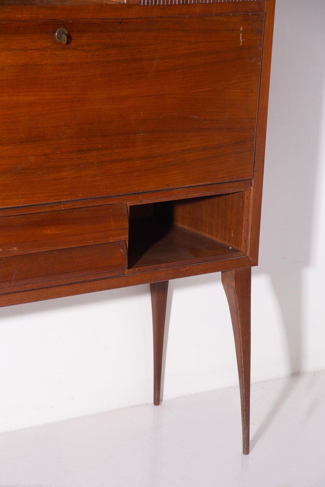 Italian Bookcase Cabinet In Grissinato Wood photo buy