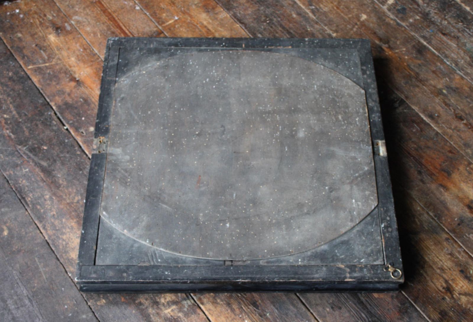 photo for sale Late 19th Century Aesthetic Movement Ebonised & Gilt Ripple Mirror