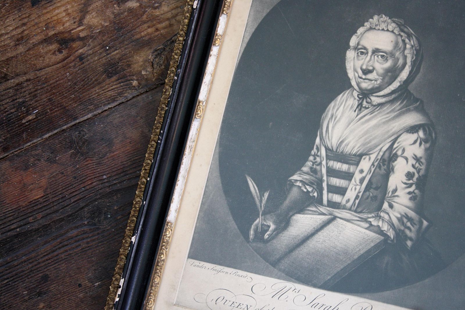 706.0 Sarah Porter, "Queen Of The Touters At Tunbridge Wells" Engraving, Circa 1770 photo