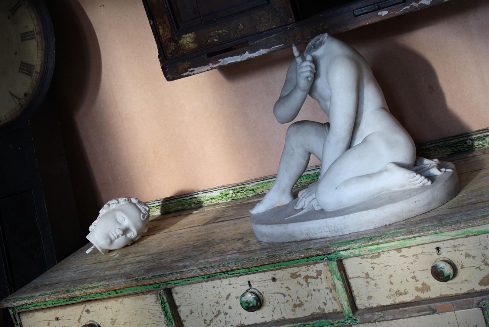 photo for sale Early 19th Century Sculptor Francesco Pozzi "Arpocrate"