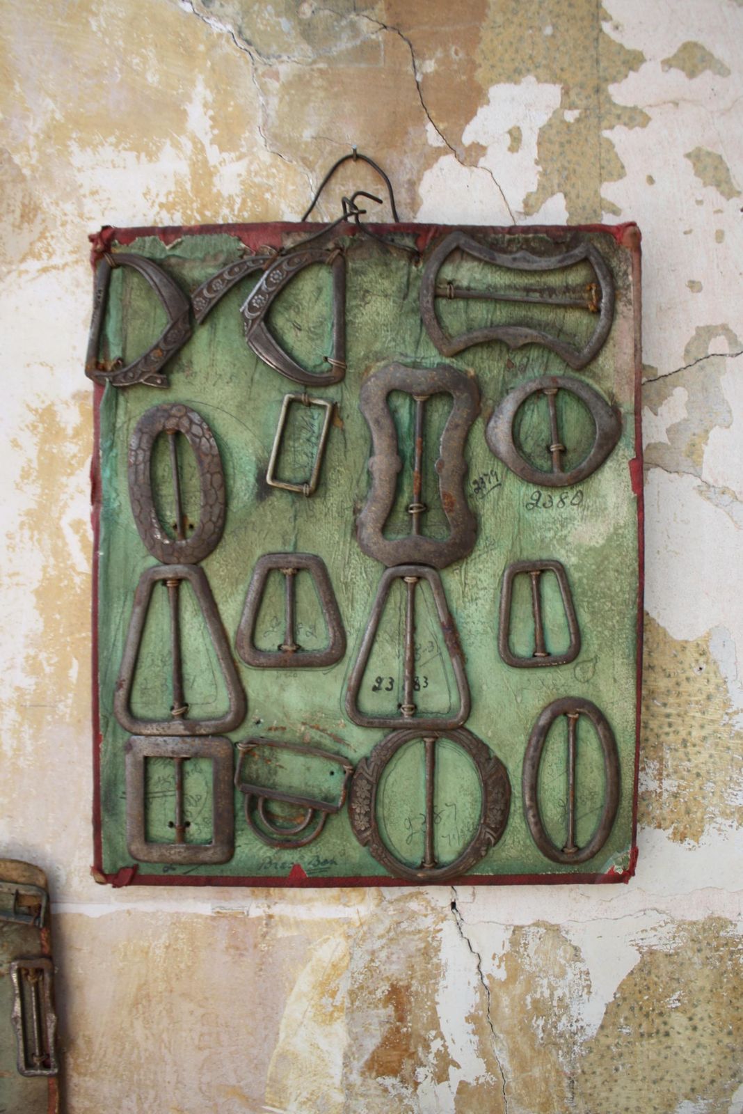 Early 20th Century Tradesman Sample Buckle Boards Haberdashery Shop photo Furniture