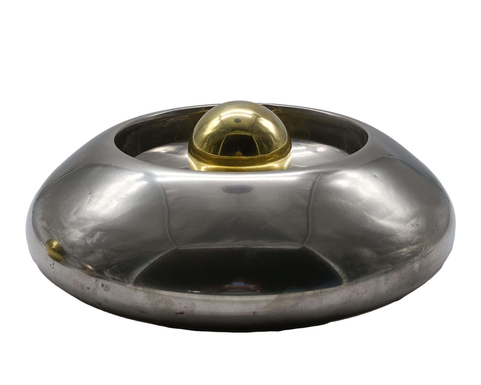 The Point Centerpiece Chrome And Brass, Italy 1970s photo 1293.0