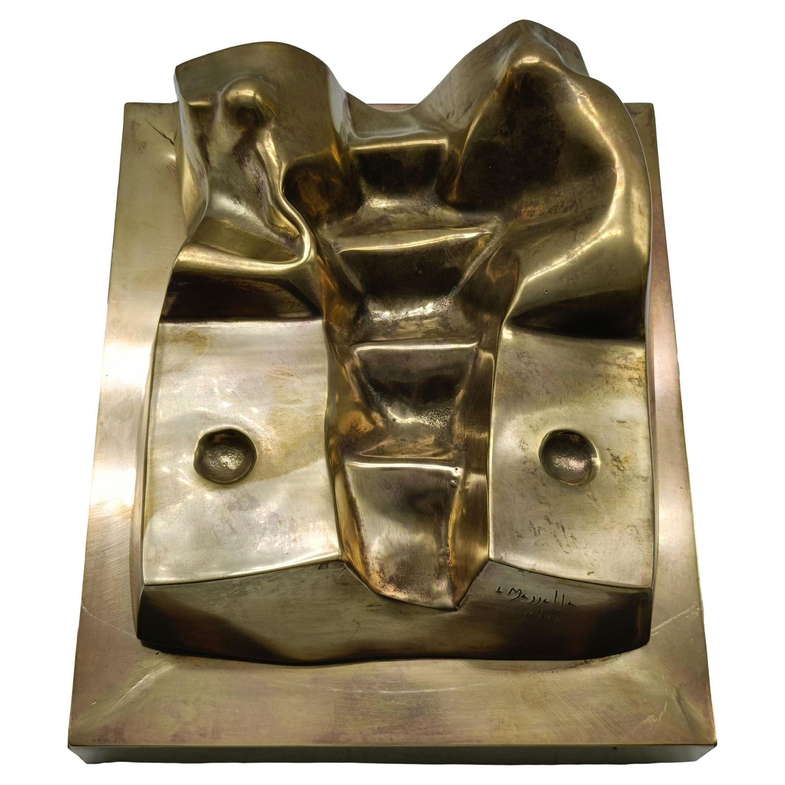 Luigi Mazzella Bronze Sculpture "Ciborio," Numbered 6/100, Italy 1989