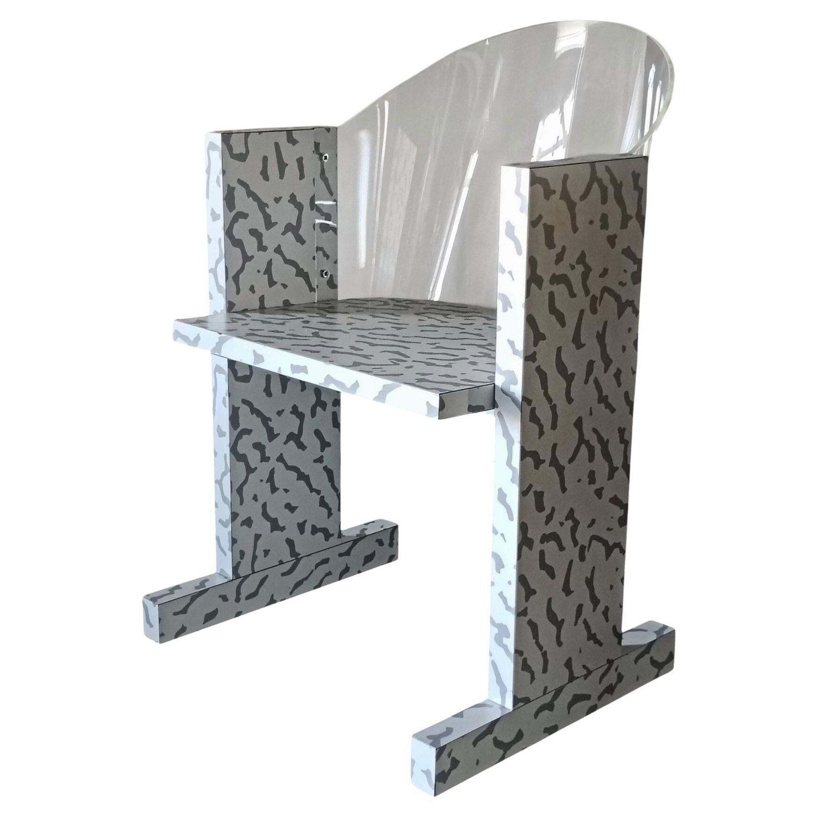 Ettore Sottsass For Edizioni Vitra Armchair "Teodora," Italy 1984