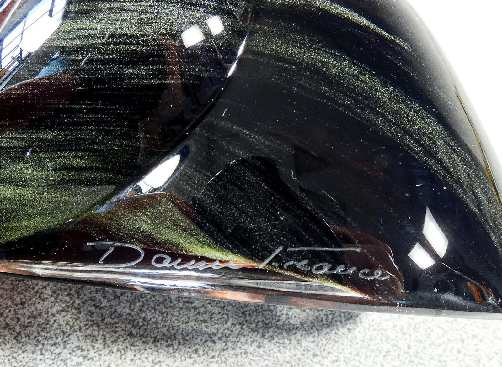 photo for sale Daum France Crystal Sculpture. Shell. France, 1990s