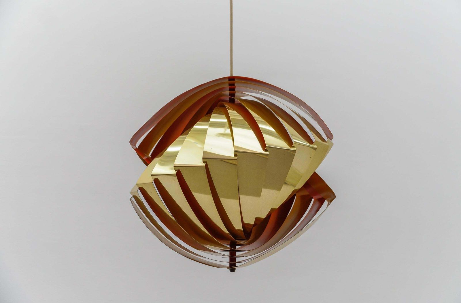Danish Conch Pendant Lamp By Louis Weisdorf For Lyfa, 1960s Denmark photo buy