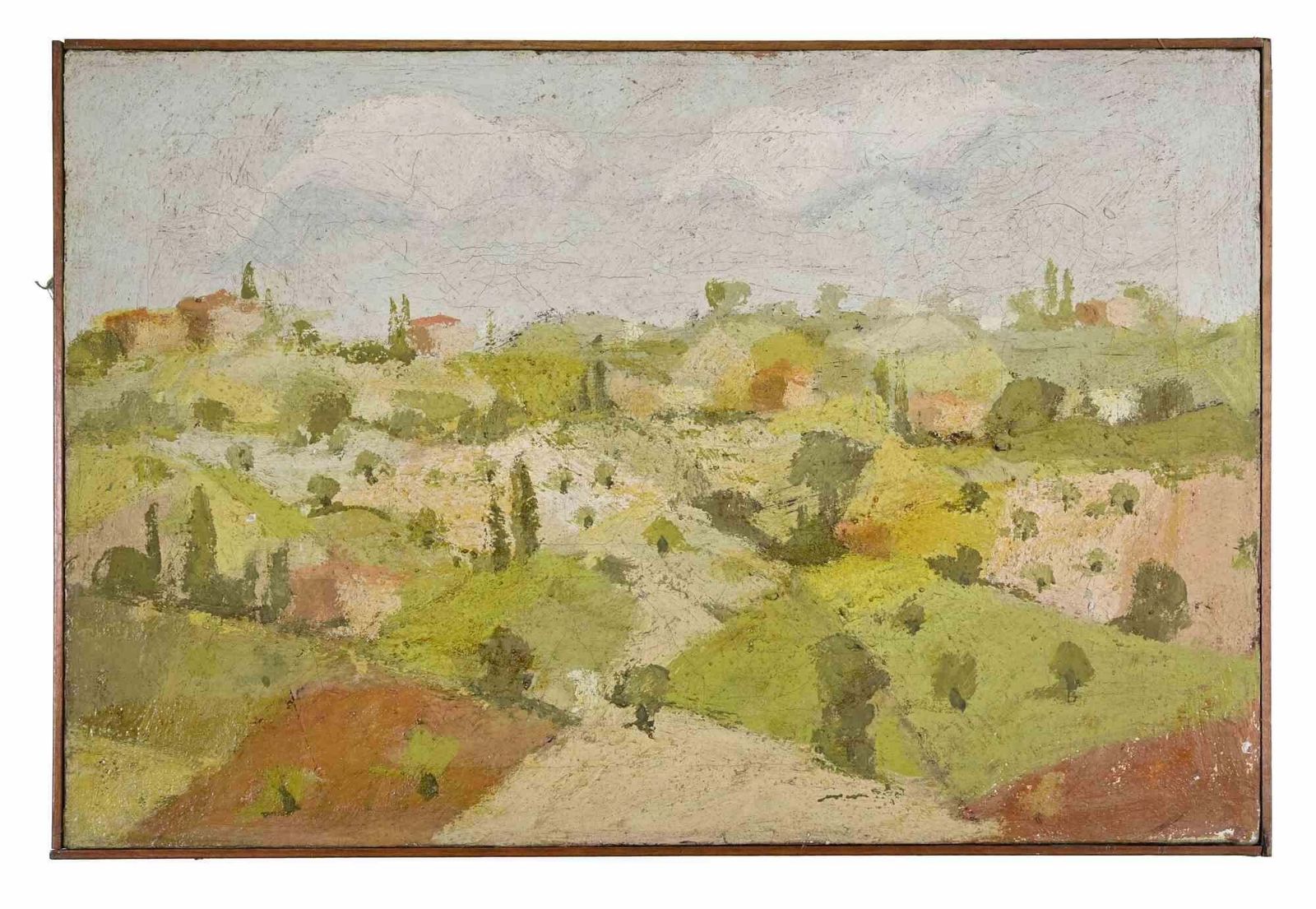 Franco Marzillilandscape   Oil Painting By Franco Marzilli   1970s1970s
