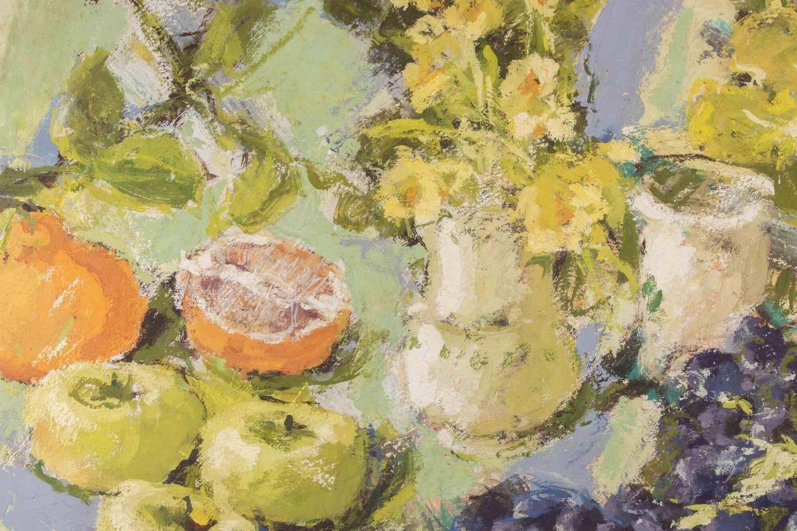 Franco Marzillistill Life   Oil Painting By Franco Marzilli   1970s1970s photo for sale