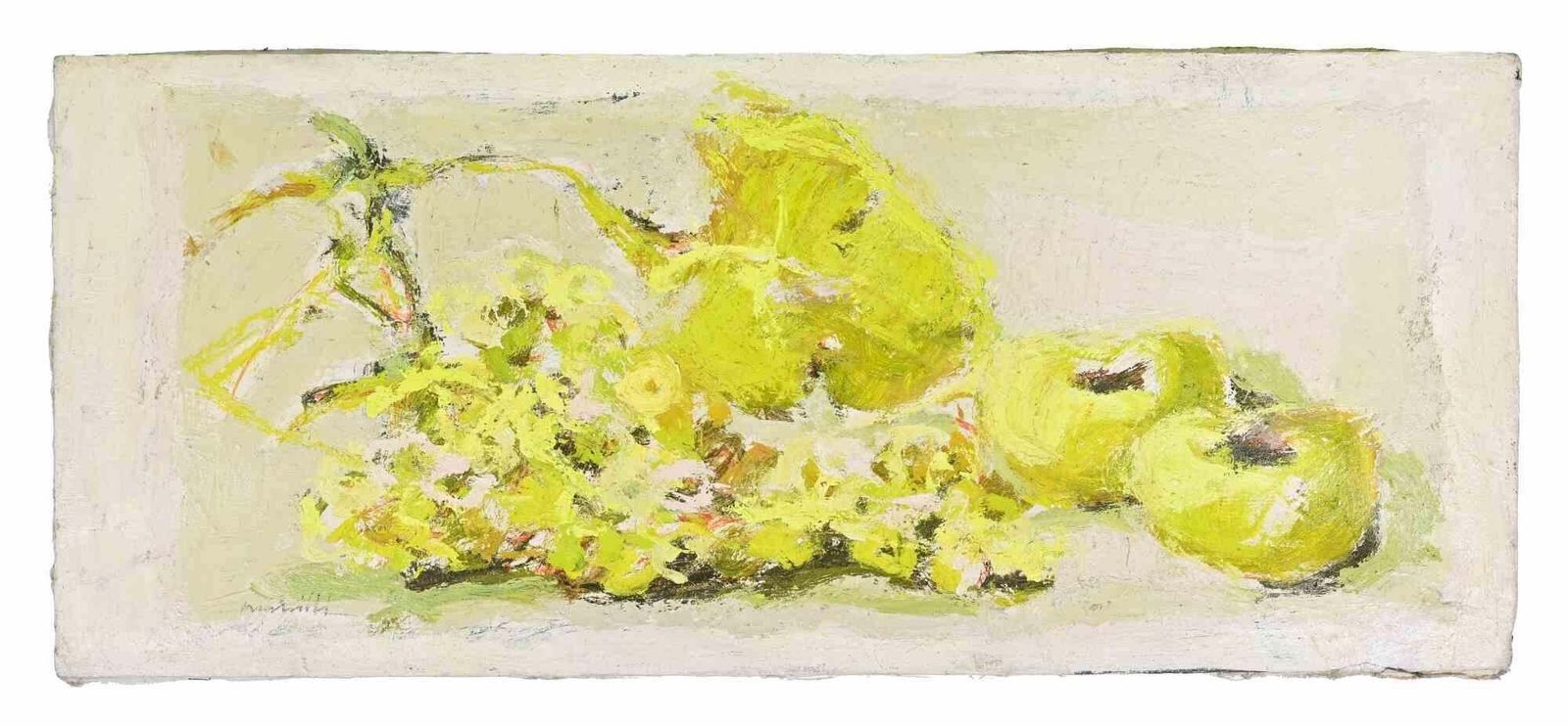 Franco Marzillistill Life   Oil Painting By Franco Marzilli   1970s1970s photo furniture