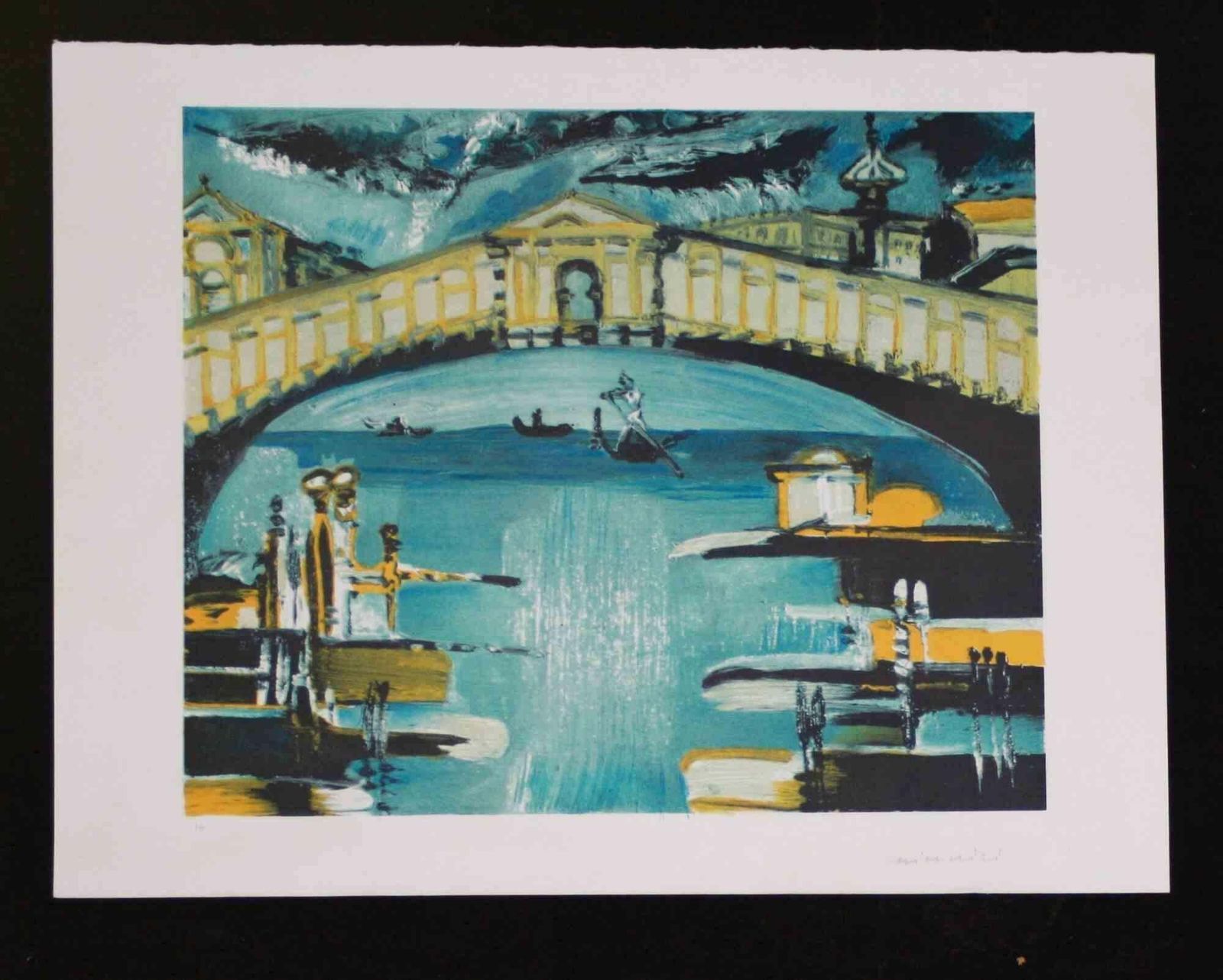 Remo Brindisiuntitled   Lithograph By Remo Brindisi   19801980
