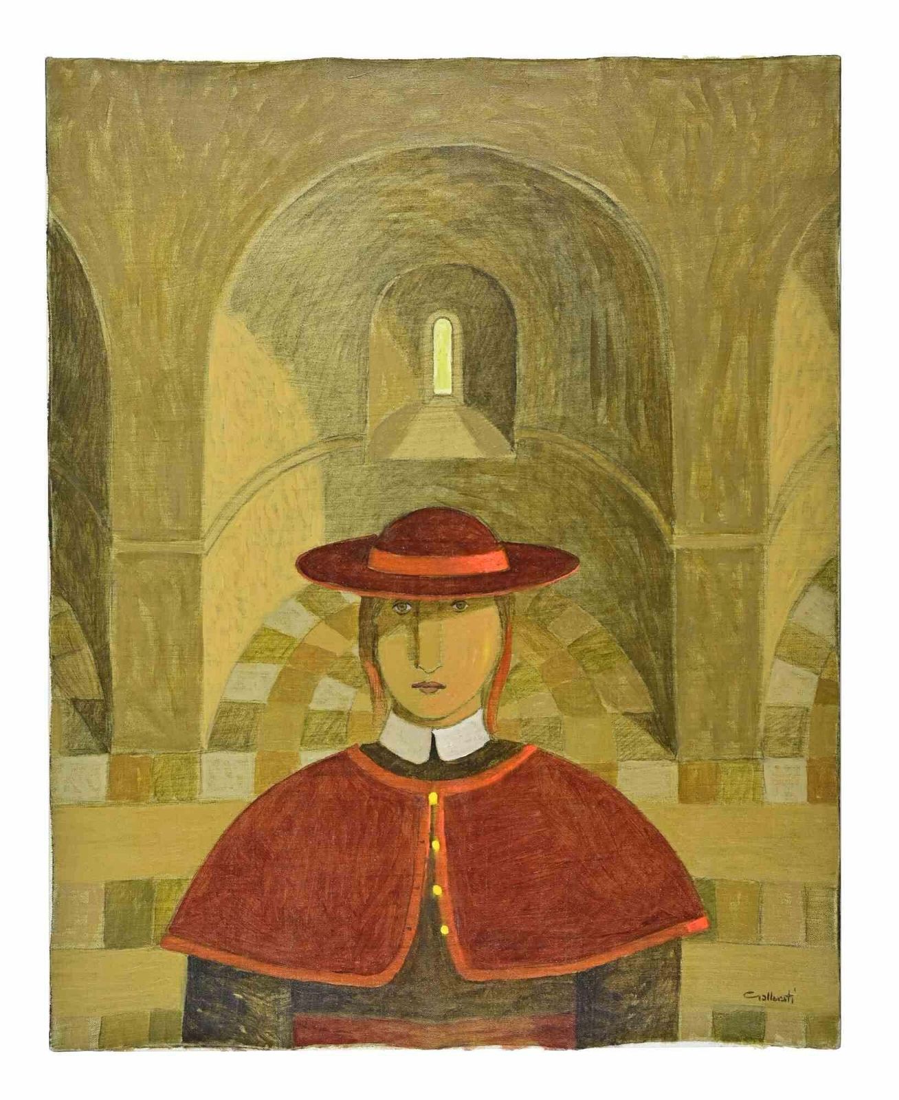 Alberto Galleratithe Cardinal Tal Dei Tali   Paint By Alberto Gallerati   1970s1970s