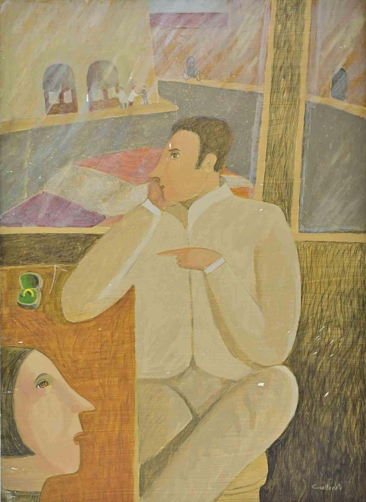 Alberto Galleratiif I Marry You   Paint By Alberto Gallerati   1970s1970s