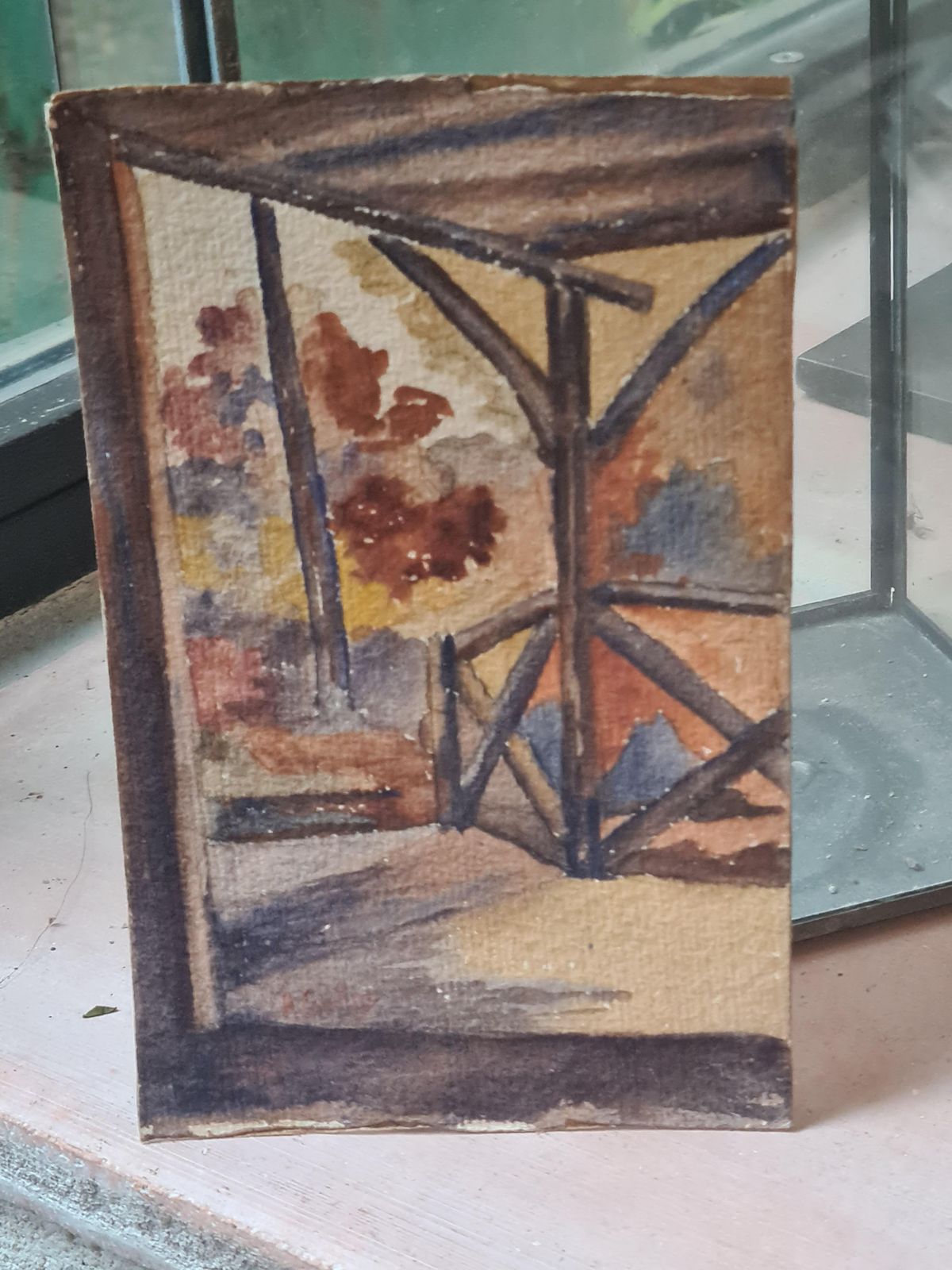 photo for sale Set Of Three Barbizon School Watercolour Landscapes From 1918 By A Ghillies