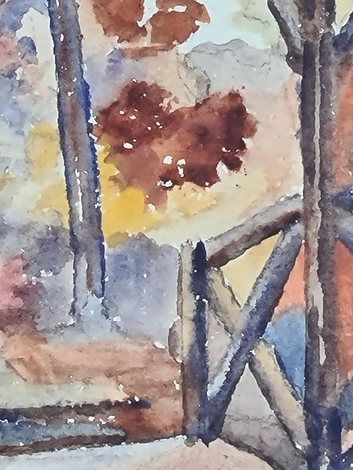 Barbizon School, View From The Pergola From 1918 By A Ghillies photo vinterior