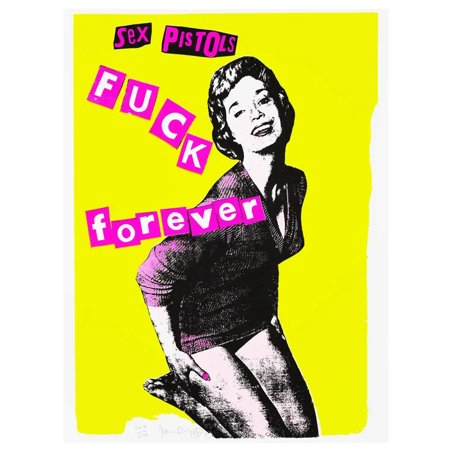 Jamie Reid, Fuck Forever (Yellow), 1997