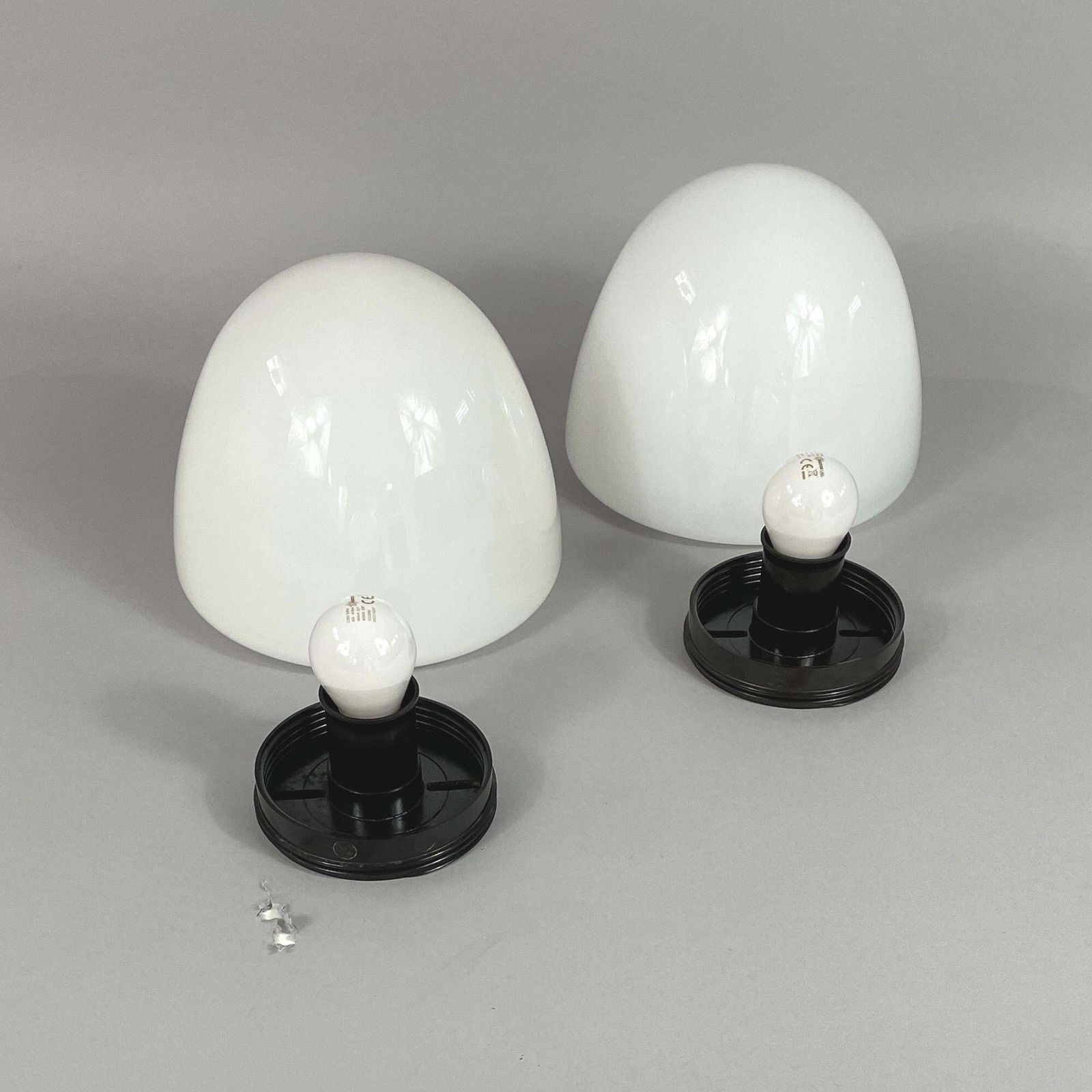 photo for sale Recessed Lighting Made Of Frosted Glass And Bakelite, Bauhaus Era, Germany 1930s And 1940s