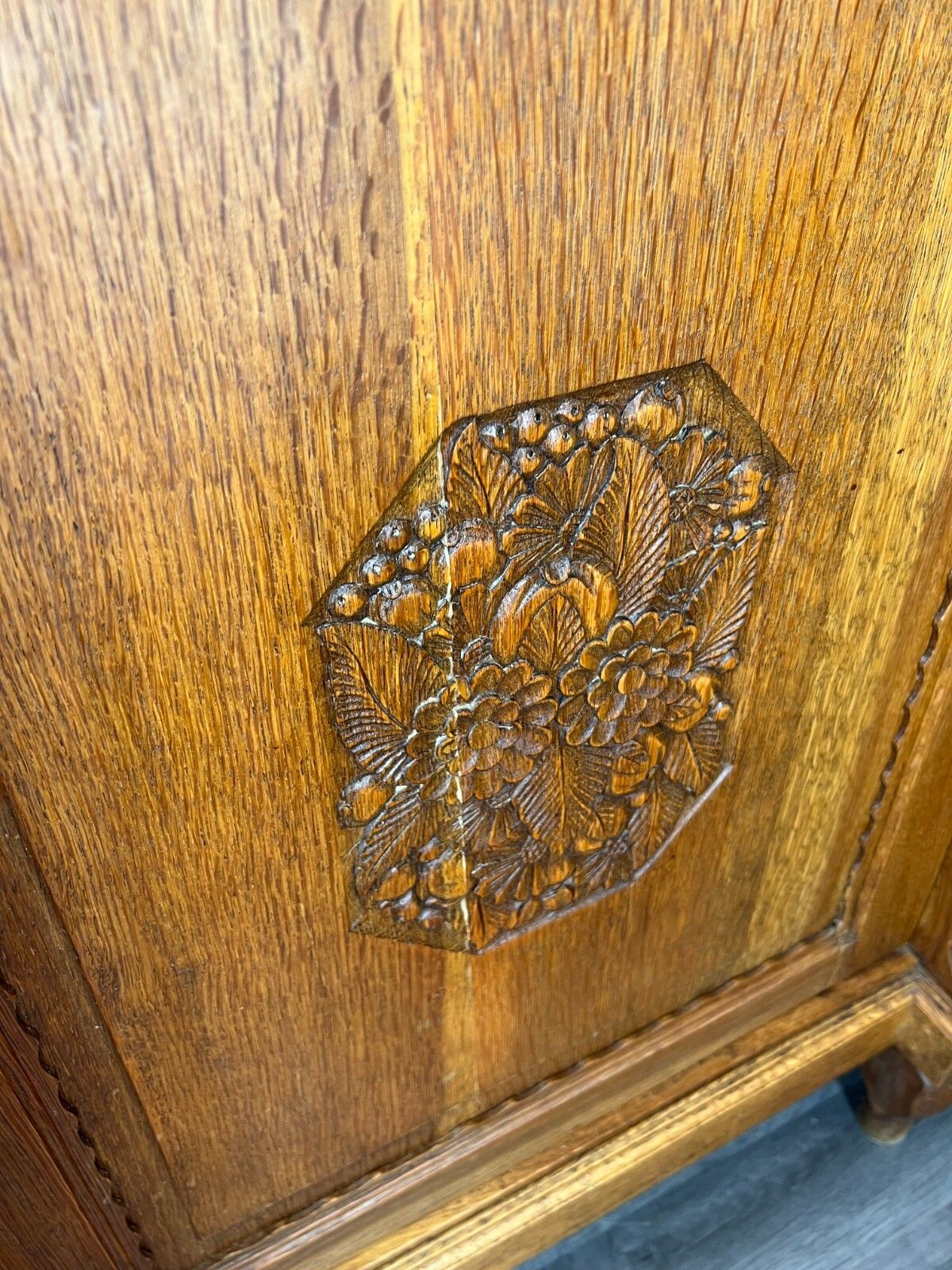 photo buy French Antique Marble  Topped Chest Of Drawers / Sideboard (Lot 2371)