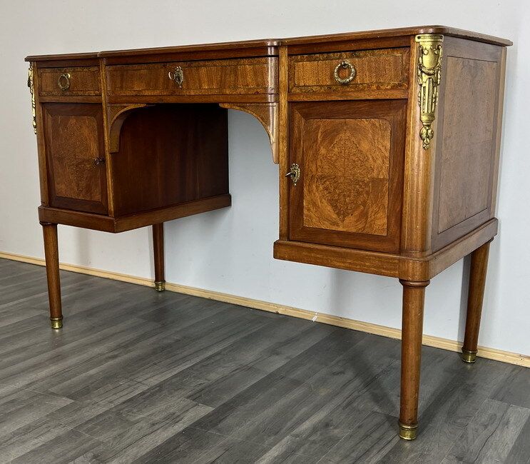 Burr French Antique Chest Of Drawers / Sideboard (Lot 1528) photo furniture
