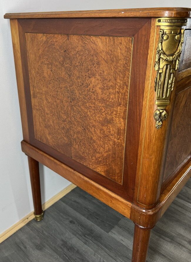 Burr French Antique Chest Of Drawers / Sideboard (Lot 1528) photo Furniture
