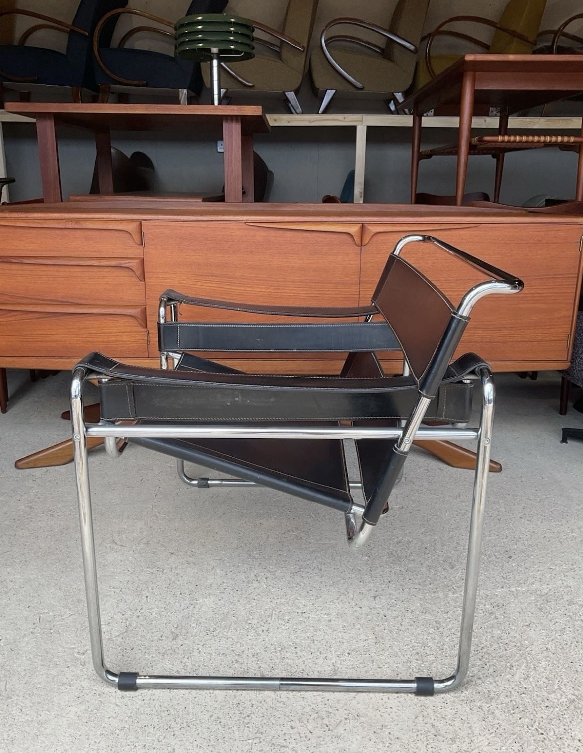 Furniture Wassily Armchair B3 Gavina Marcel Breuer Vintage Mid Century Style photo