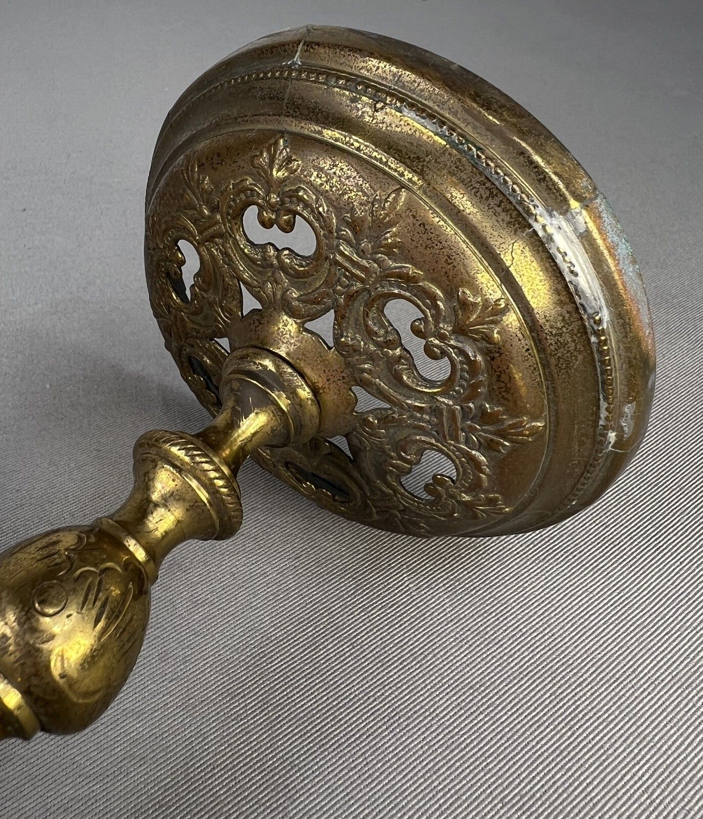 photo furniture Amazing Pair Of French Vintage Candle Holders (Lot 5180)