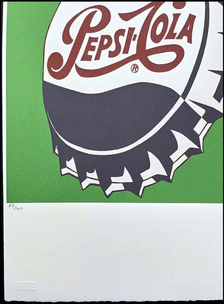 Andy Warhol, Pepsi Cola Green , 1980s, Lithograph photo for sale