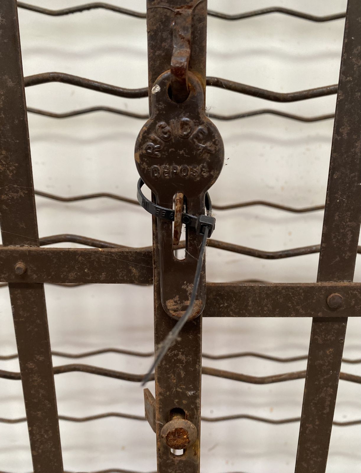 Antique Metal Rigidex Wine Rack / Storage Cage (150 Bottle Capacity) photo Furniture
