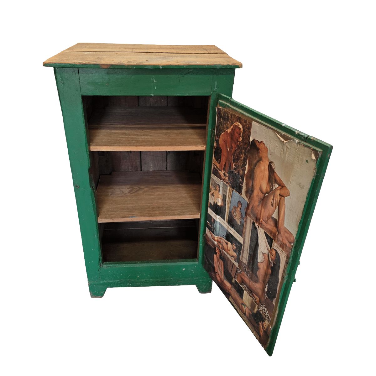 Old French Oak Cabinet, 1900s, Antique photo 185.0