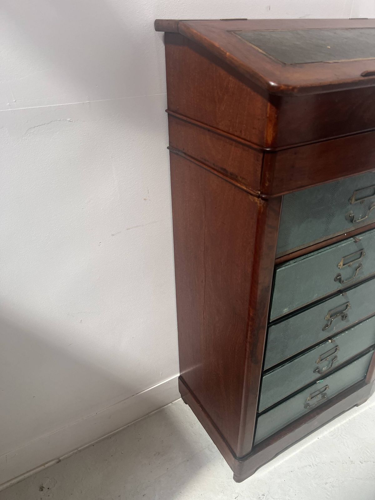 Antique 19th Century Notary's Clerk's Desk photo vinterior