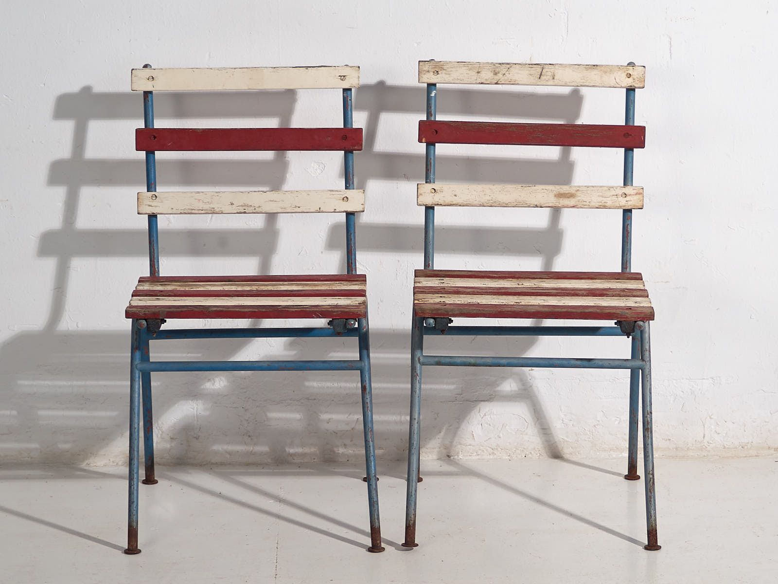 Antique Garden Chairs (C.1920). Set Of 2 Pieces #1 photo 412.0