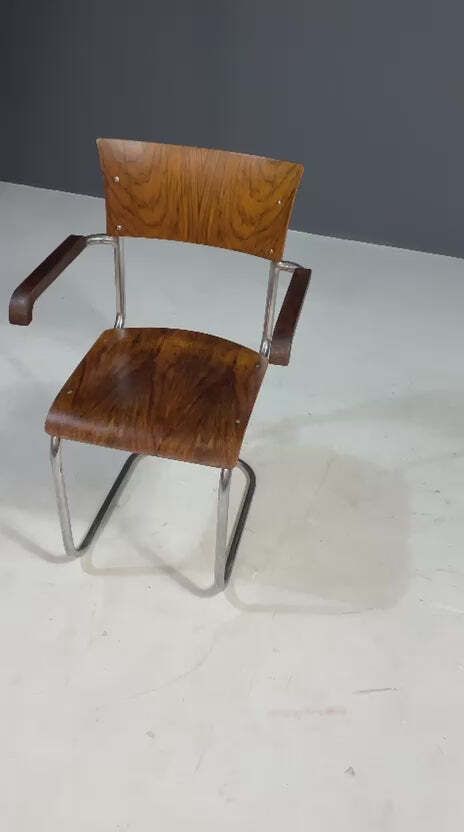 Vintage Chair In The Style Of Marcel Breuer, Czechoslovakia, 1970s photo buy